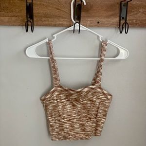 cute knit cropped tank//forever 21